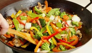 зеленчуци в тиган